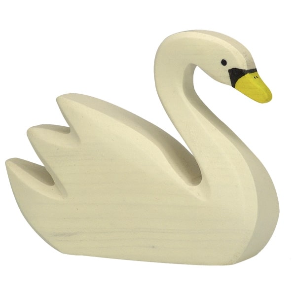 Swan swimming